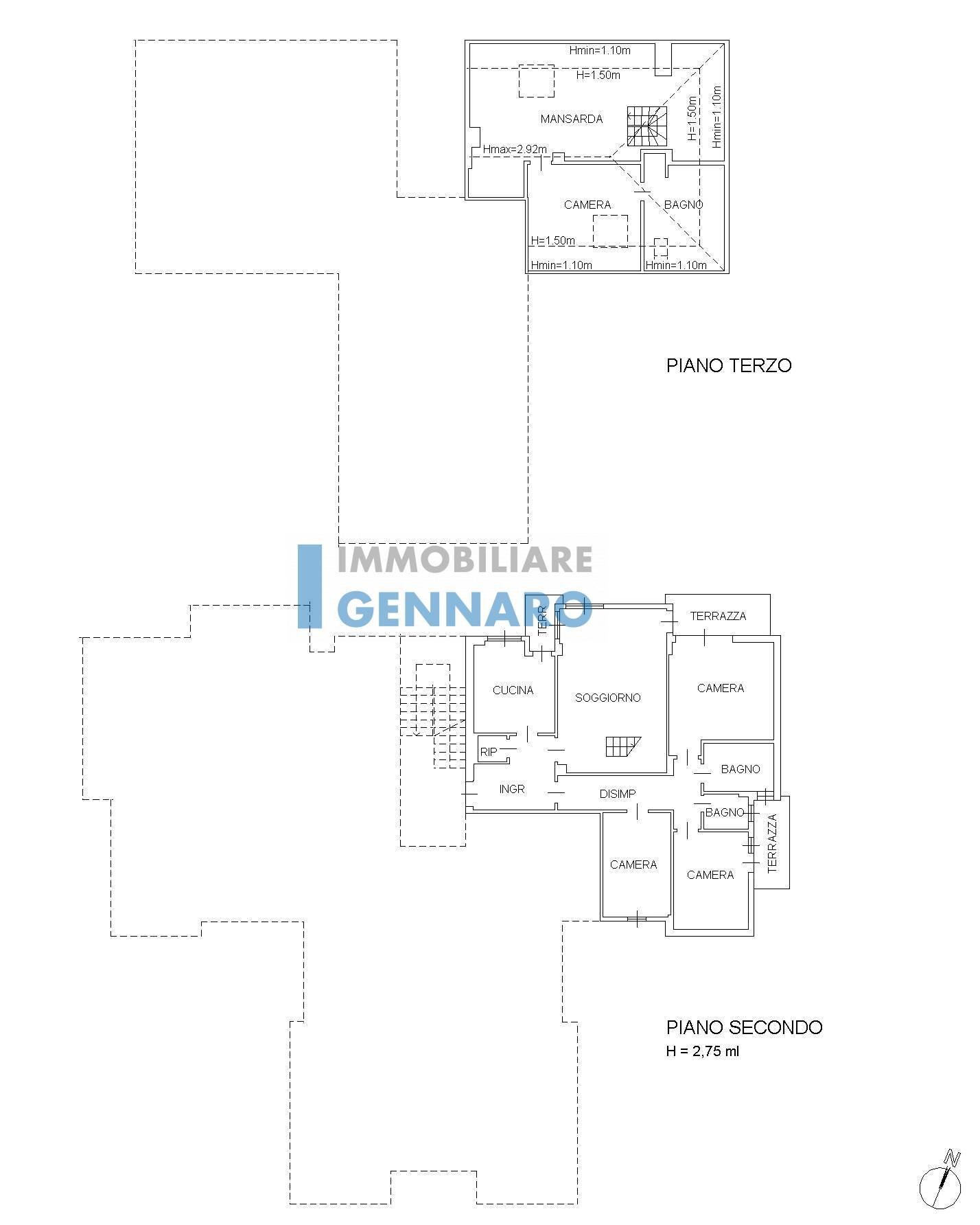 PLANIMETRIA - Apartment Via Martignacco
 
202, Udine - floor plans 1