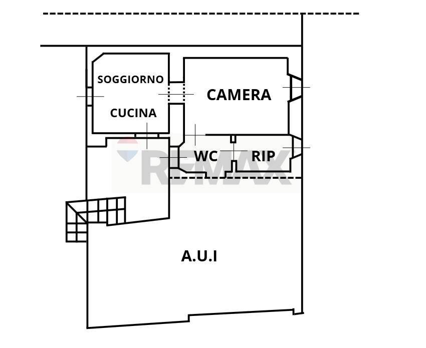 Pianta 2D - Bilocale Via Case Nuove
 
6, Gavirate - planimetria 1