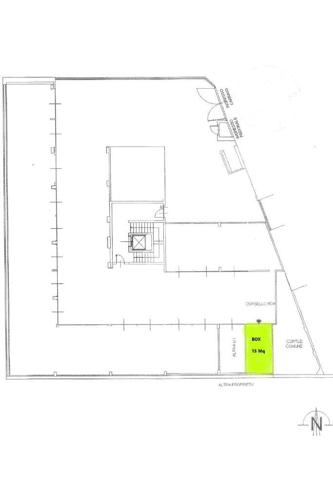 Box Via Francesco ingegnoli, Milano (neighborhood Casoretto) - floor plans 1