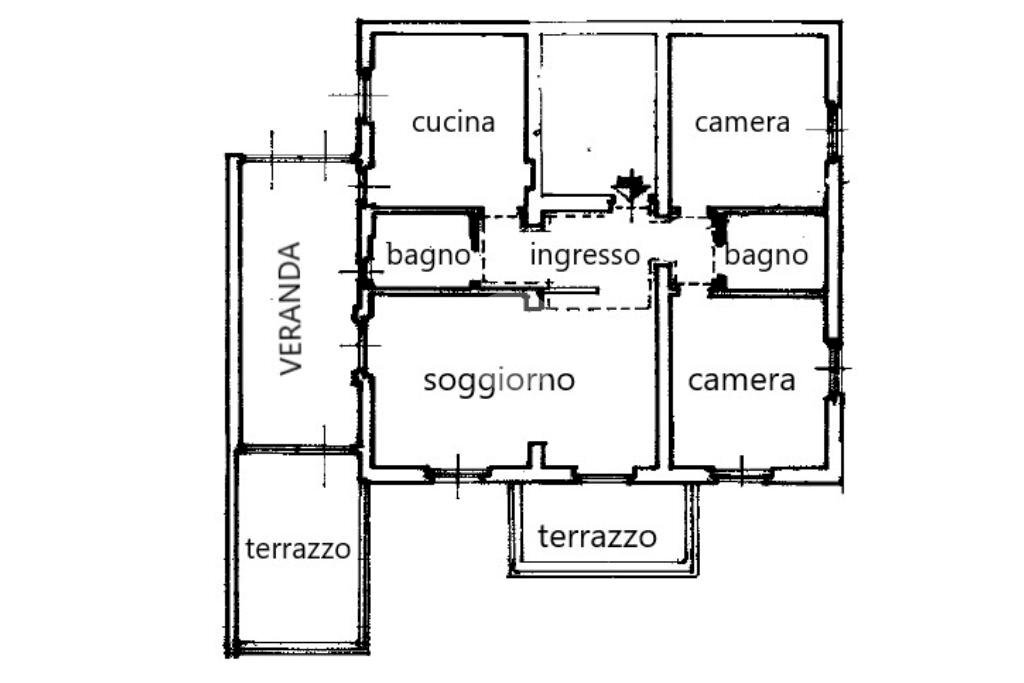 Appartamento Via Francesco ingegnoli, Milano (zona Casoretto) - planimetria 1