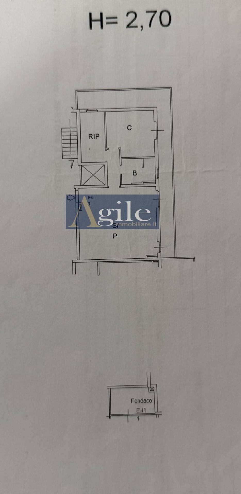 Foto 22 - Three-room apartment via costantino rozzi, Folignano - floor plans 1