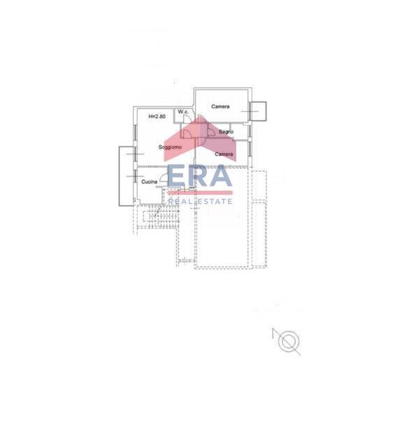 Planimetria - Three-room apartment Via Quirino Majorana
 
140, Roma - floor plans 1