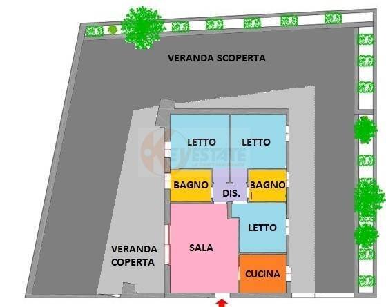 Foto 27 - Quadrilocale Via della Stampa
 
13, Olbia - planimetria 1