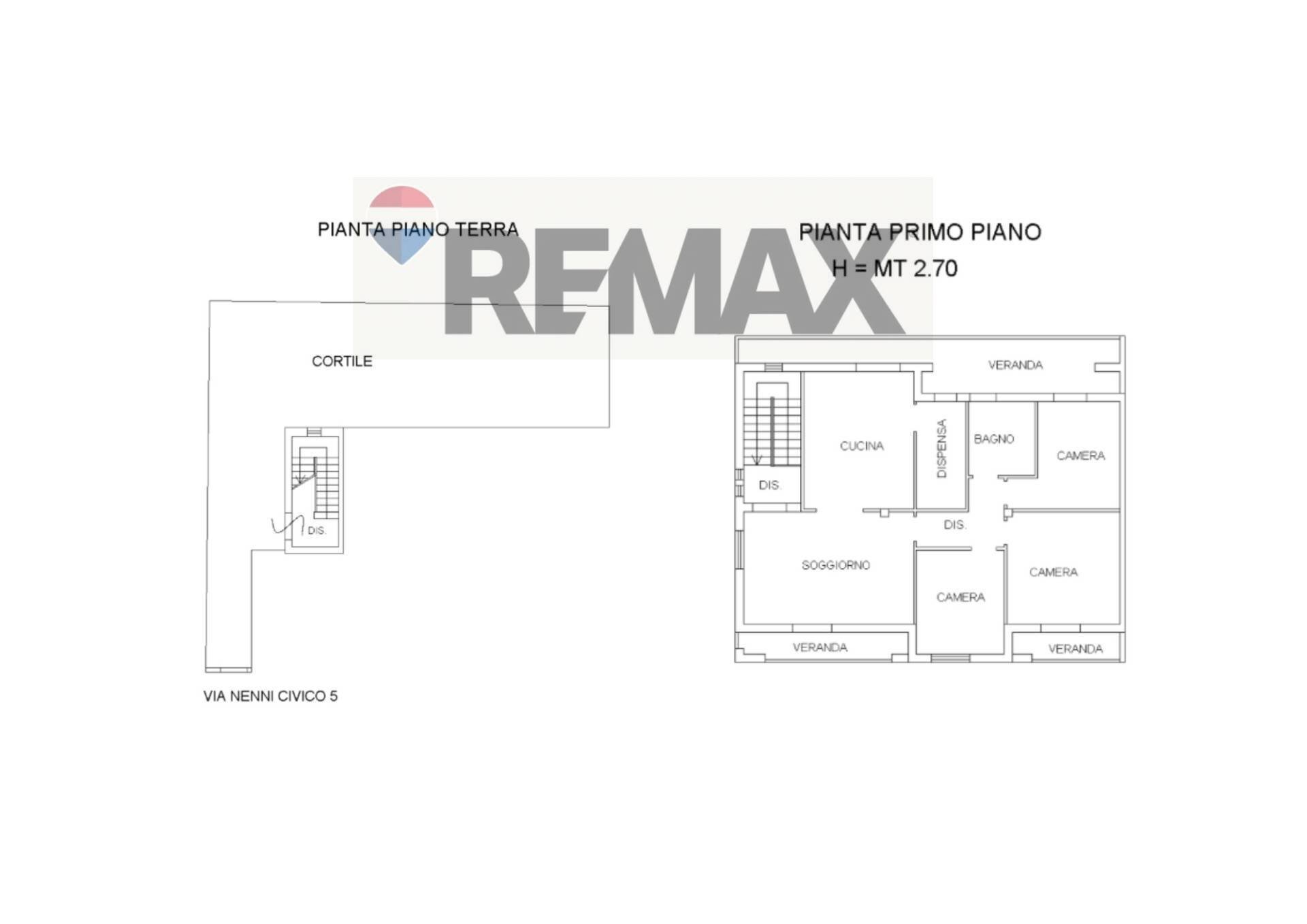 Pianta 2D - Semi-detached house Via Pietro Nenni
 
5, Guasila - floor plans 1