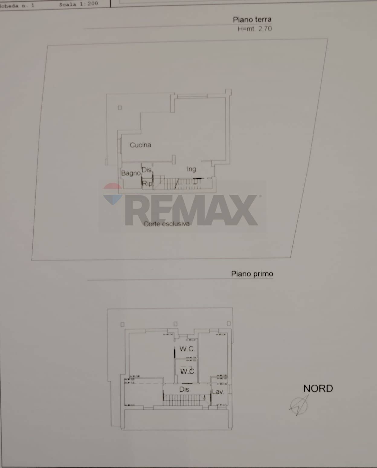 Pianta 2D - Villa Via Enrico Mattei, Cupello - floor plans 1