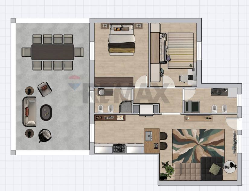 Pianta 2D - Appartamento Via Lanciano
 
snc, Casalbordino - planimetria 1