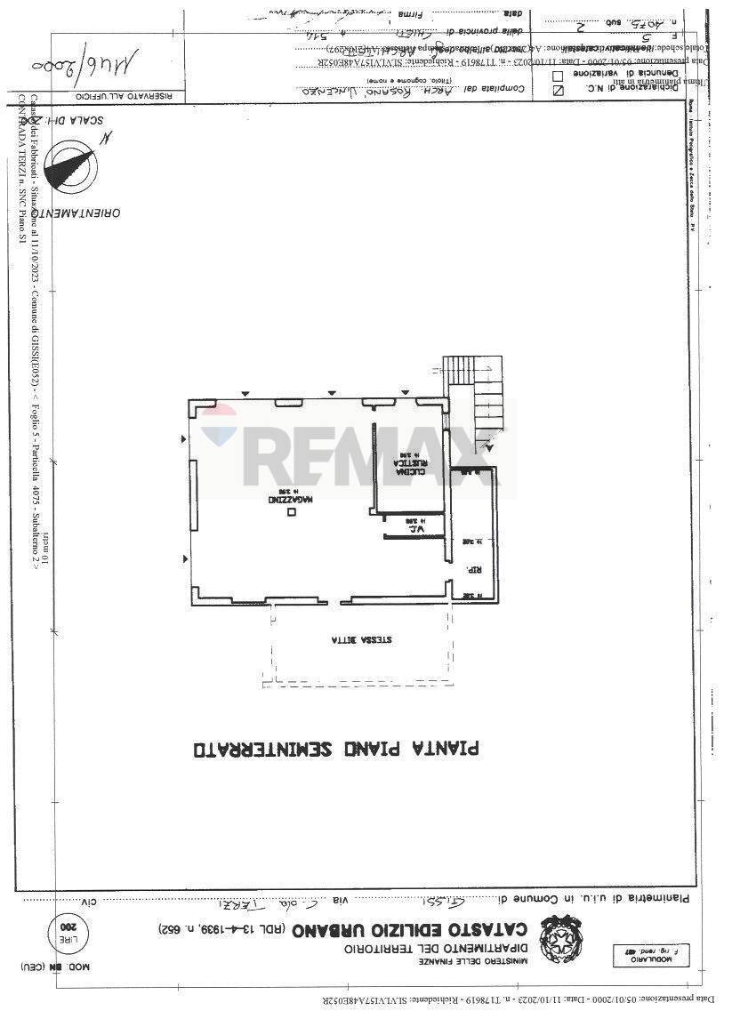 Pianta 2D - Independent house Gissi - floor plans 1