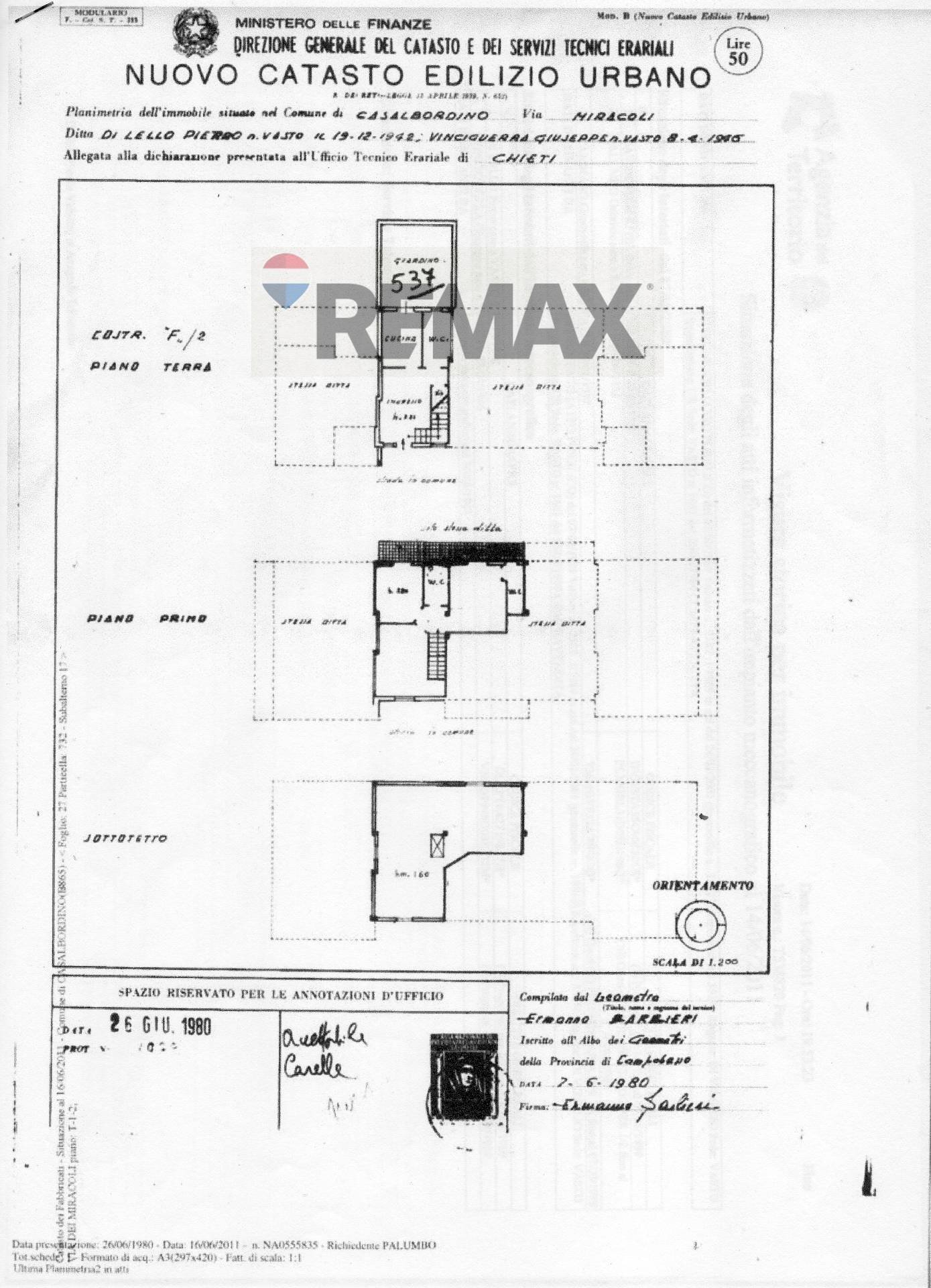 Pianta 2D - Villa a Schiera Via Chieti
 
., Casalbordino - planimetria 1