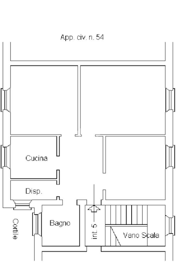 Appartamento Via venezia, Genova (zona Dinegro) - planimetria 1