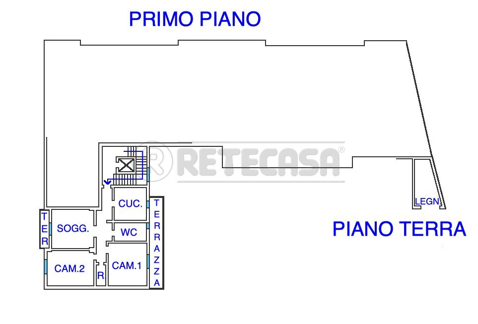 PLANIMETRIA - Apartment Via del Rosario 2, Monfalcone - floor plans 1