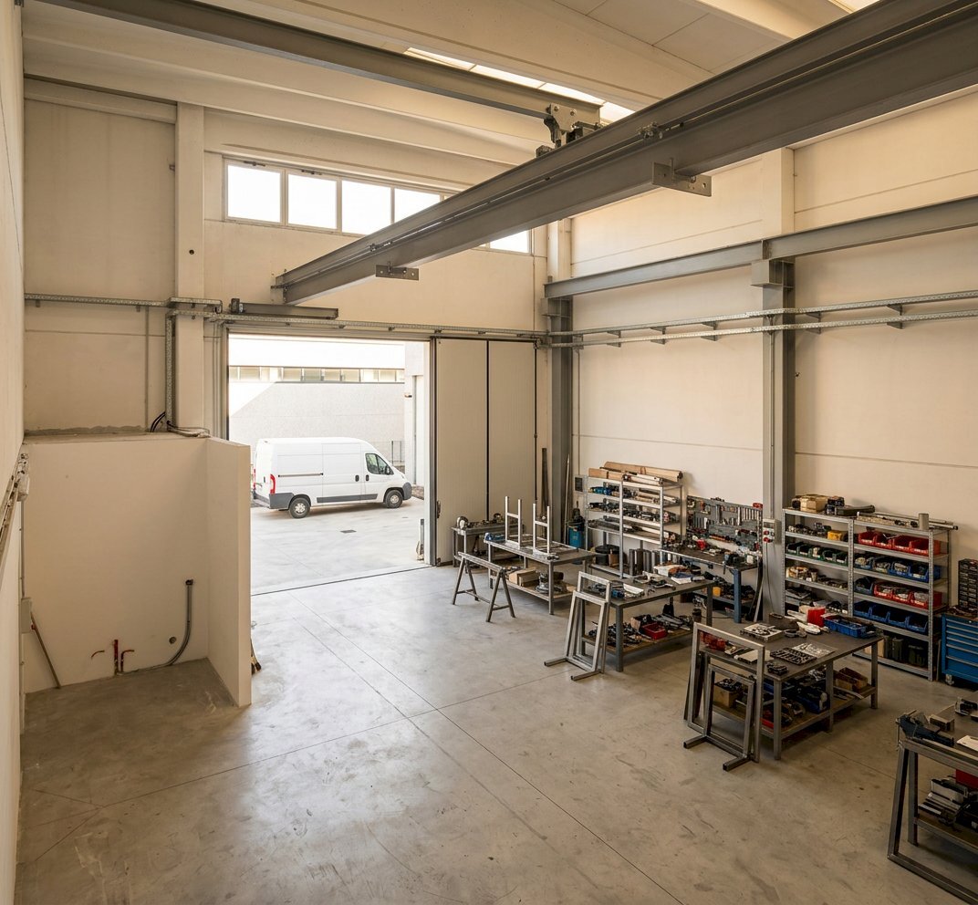 Nano Banana 2 Photorealistic industrial warehouse - Capannone Santo Stefano di Magra - foto 2