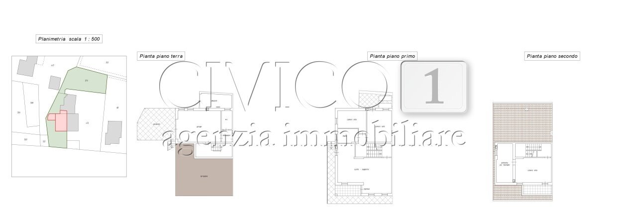 PLANIMETRIA - Independent house Via Ponte 88, Barbarano Mossano - floor plans 1