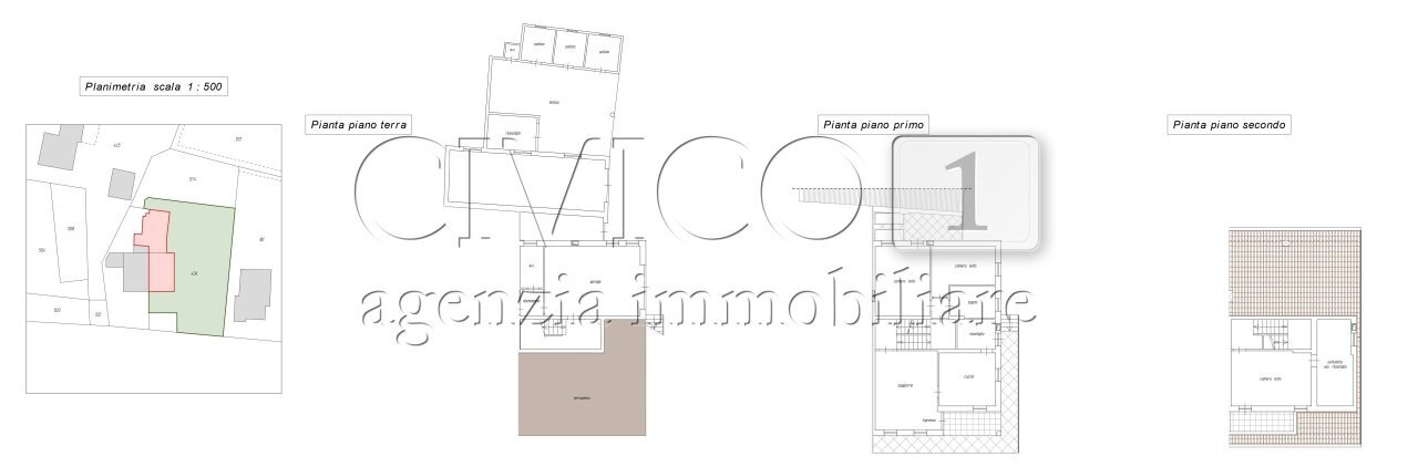 PLANIMETRIA - Independent house Via Ponte 88, Barbarano Mossano - floor plans 1