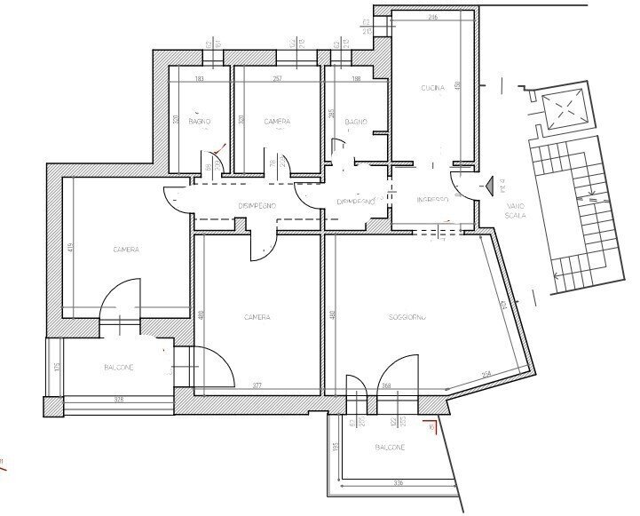 1.jpg - Apartment at auction Via Unità d'Italia 41/4, Arenzano - floor plans 1