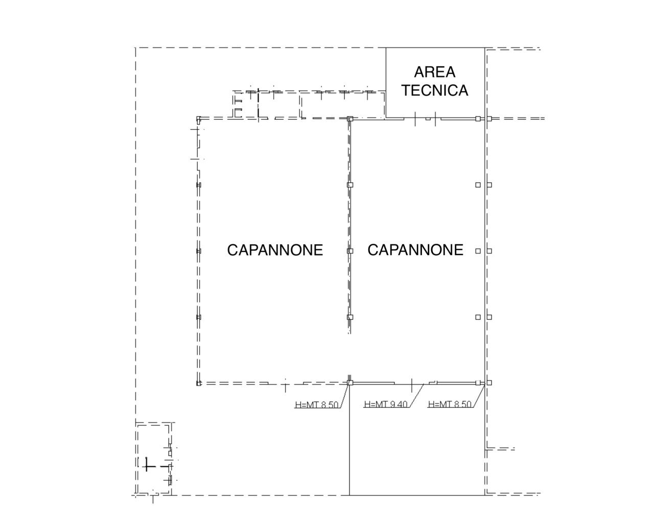 capannone in vendita a Novara - Commercial Premises Strada Provinciale per Biandrate 16, San Pietro Mosezzo - floor plans 1