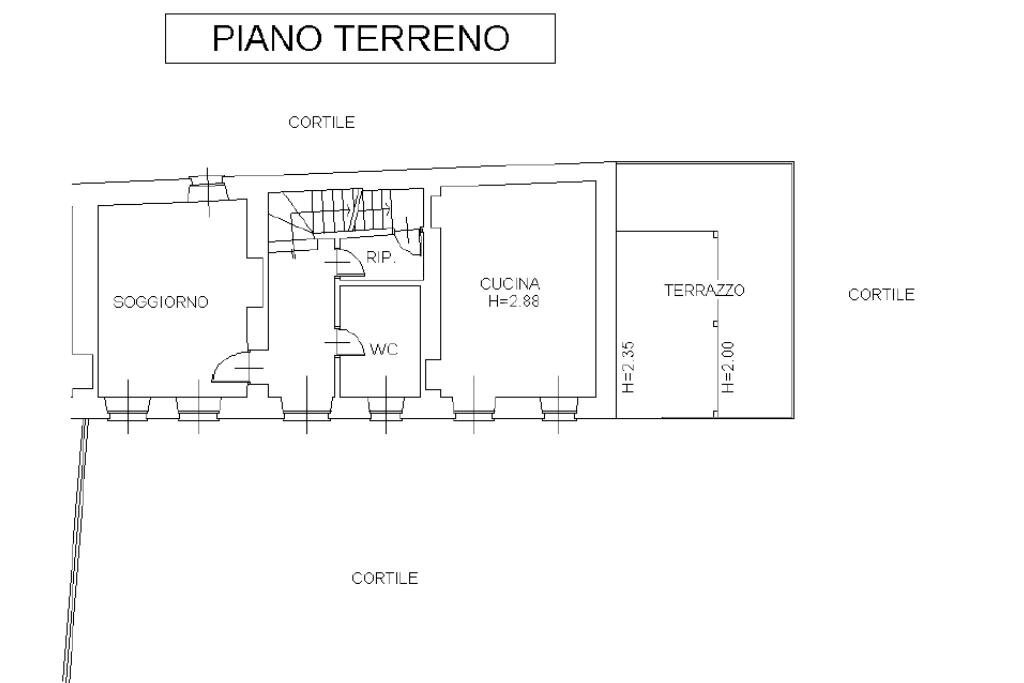 Independent house Località Cascine, Verrua Savoia - floor plans 1