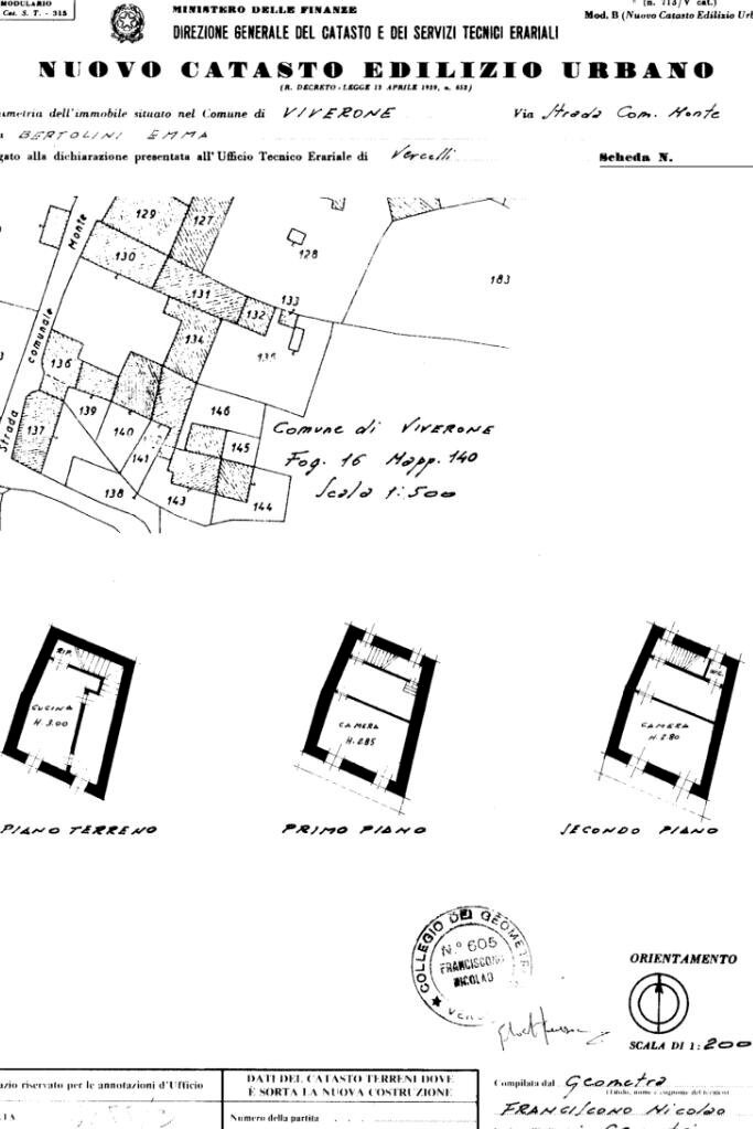 Apartment Via Al Monte, Viverone - floor plans 1