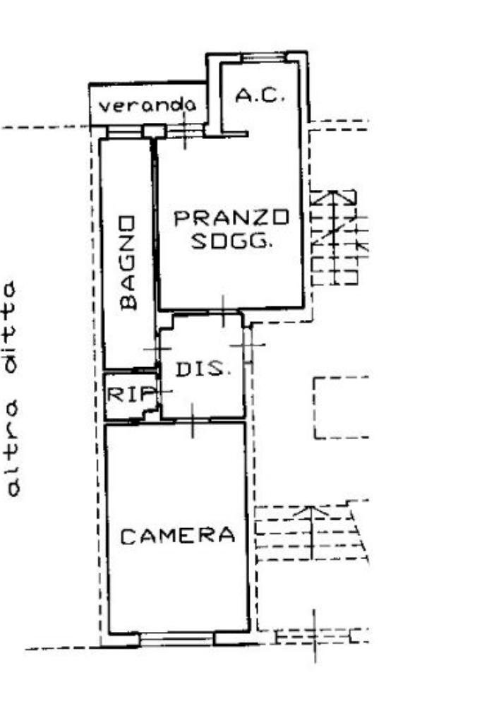 Bilocale Via scali, Grugliasco - planimetria 1