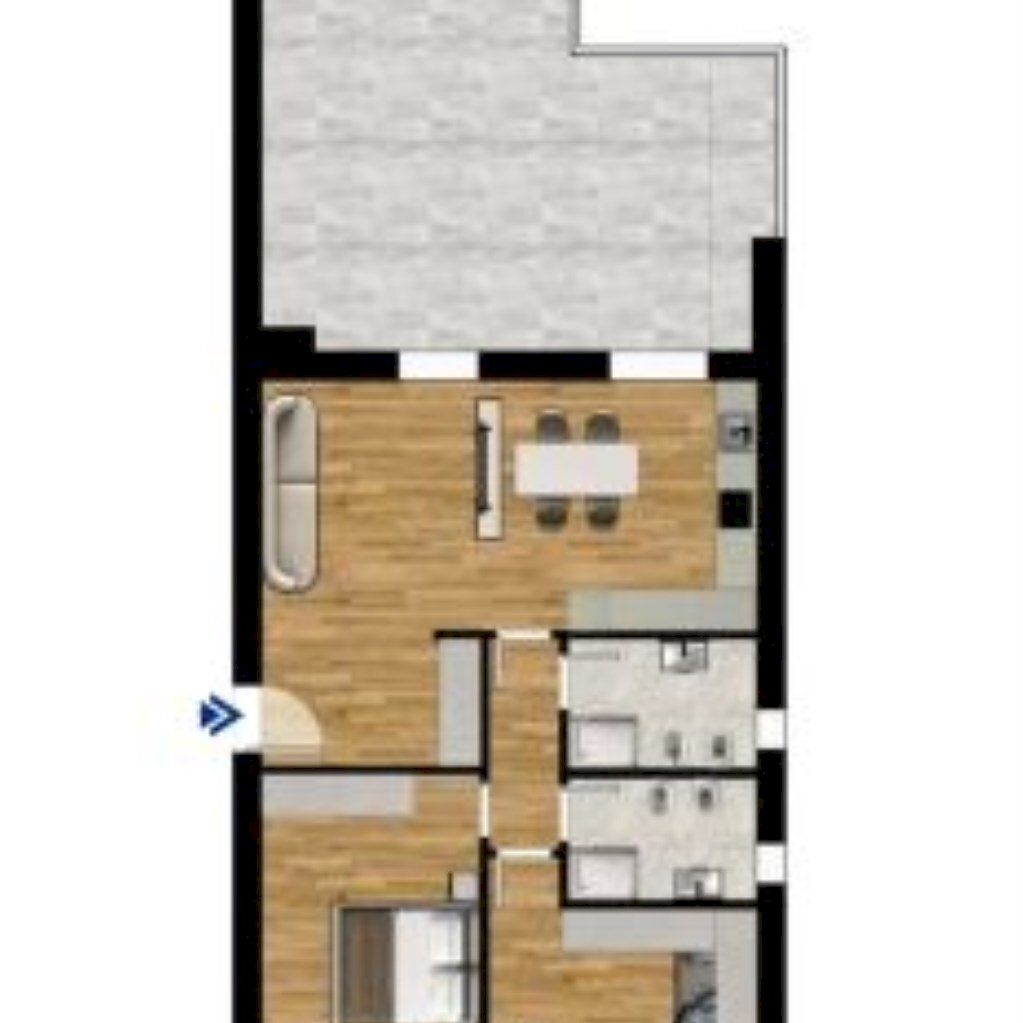 Attic Via dello Sport, Granarolo dell'Emilia - floor plans 1