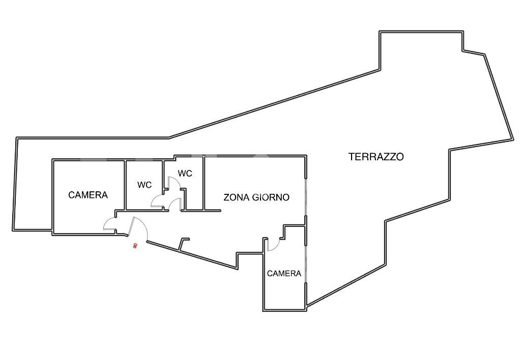 Four-room apartment Via Gentile, Albissola Marina - floor plans 1