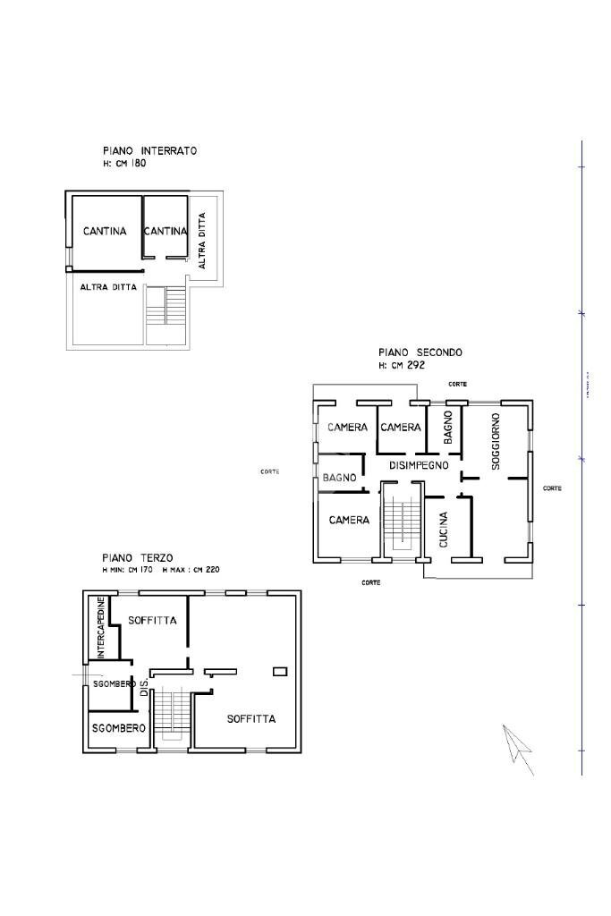 Apartment Via Balangero, Balangero - floor plans 1