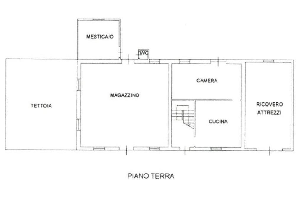 Rustico Via Ripe, Montelabbate - planimetria 1