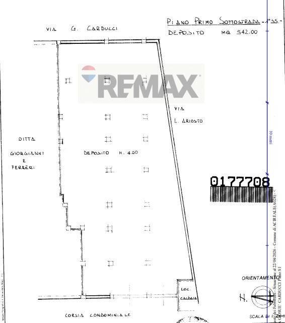 Pianta 2D - Box Via Giosuè Carducci
 
snc, Acireale - floor plans 1
