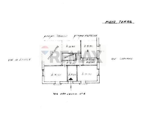 Pianta 2D - Casa semi indipendente Rosolini - planimetria 1