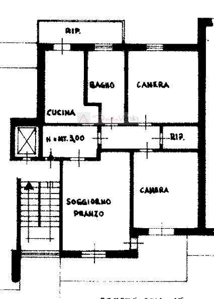 Foto 8 - Quadrilocale Forte dei Marmi - planimetria 1