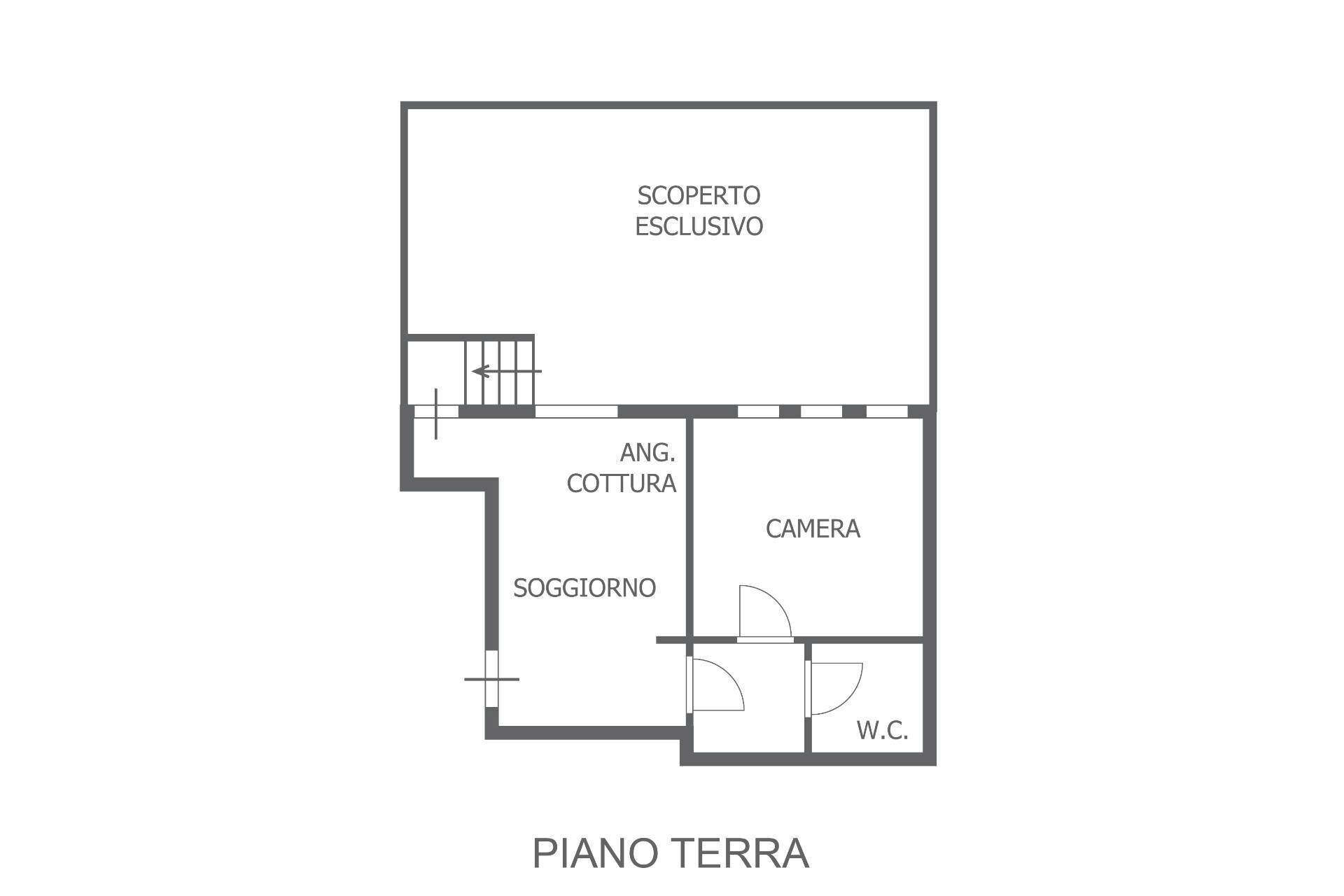 Foto 19 - Two-room apartment Via Ninchi
 
4, Pesaro - floor plans 1