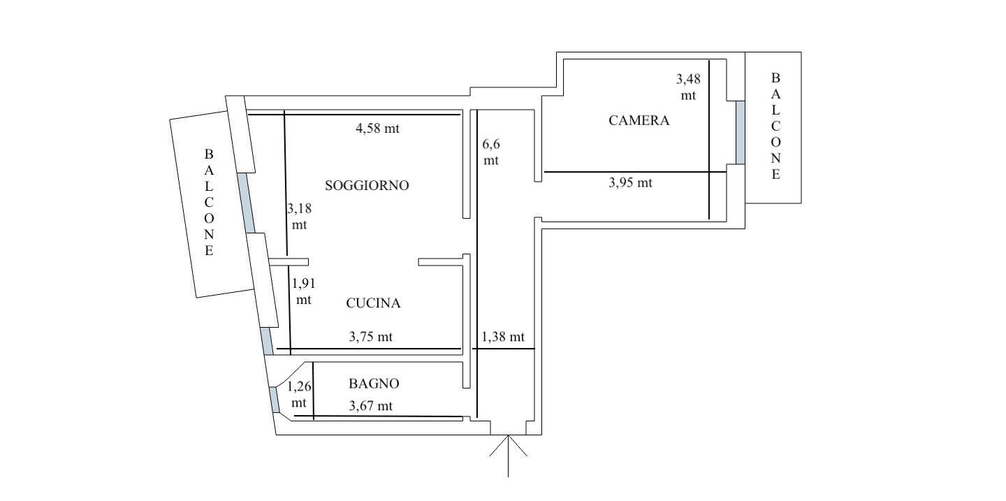 Foto 39 - Two-room apartment via Delfico
 
20, Milano - floor plans 1