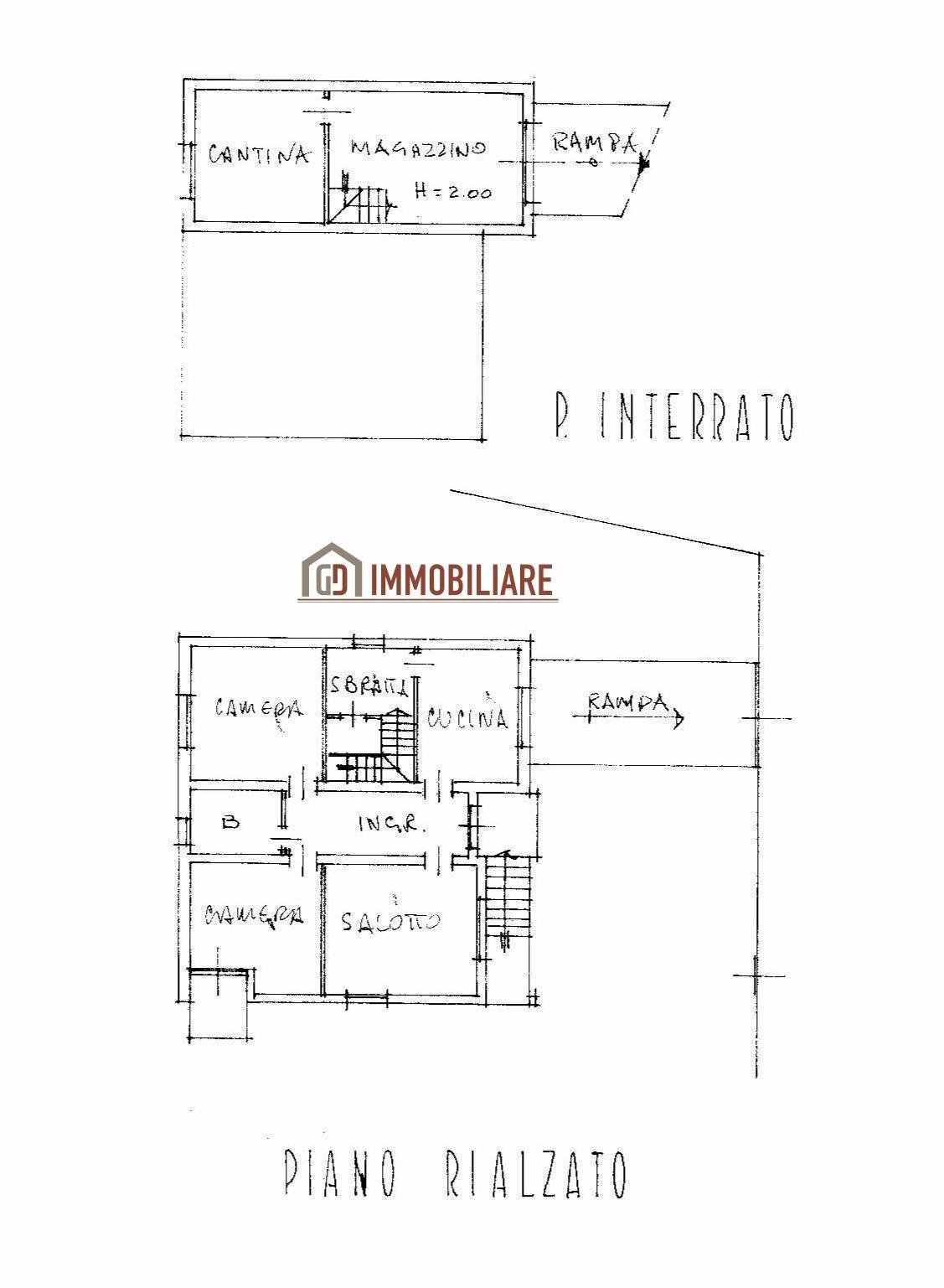 Foto 17 - Villa Via Sant'Anna
 
3, Cornuda - floor plans 1