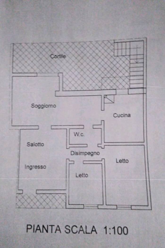Casa indipendente via Isonzo, Racale - planimetria 1