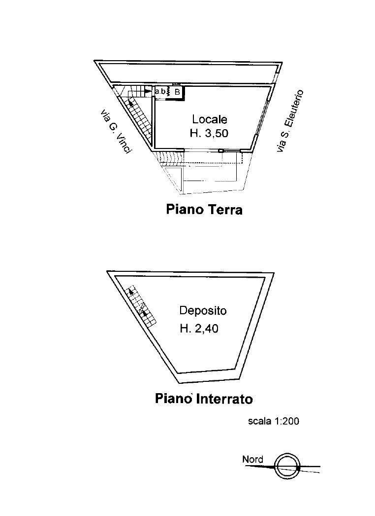 Negozio via Sant'Eleuterio, Parabita - planimetria 1