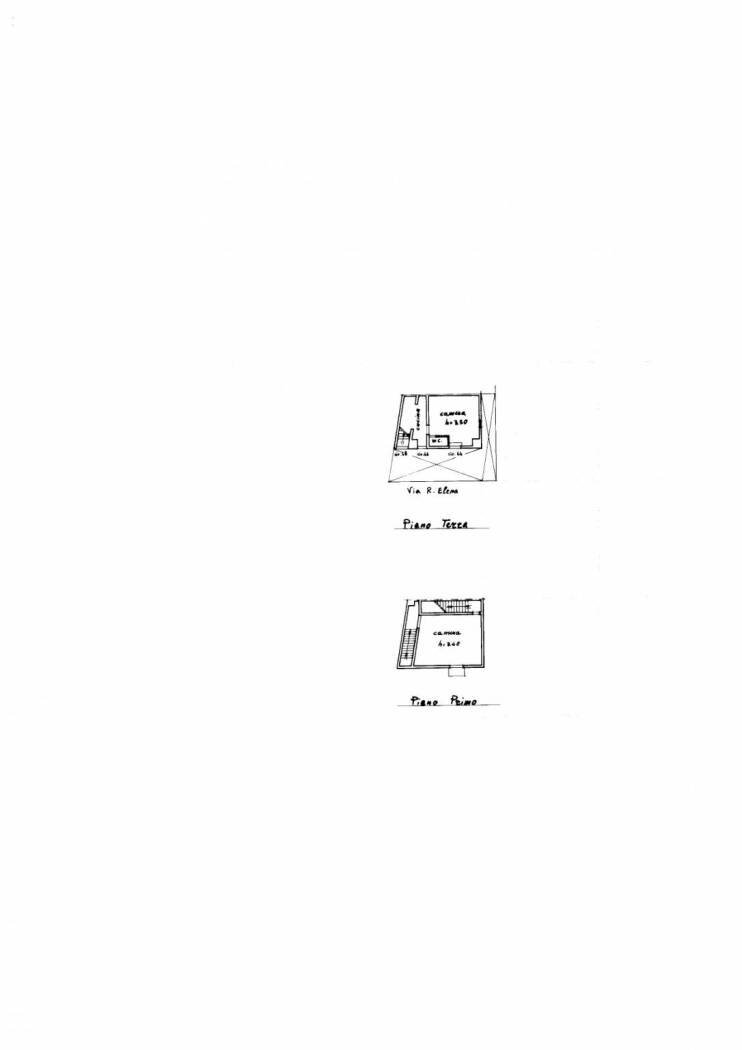 Independent house via Regina Elena, Ruffano - floor plans 1