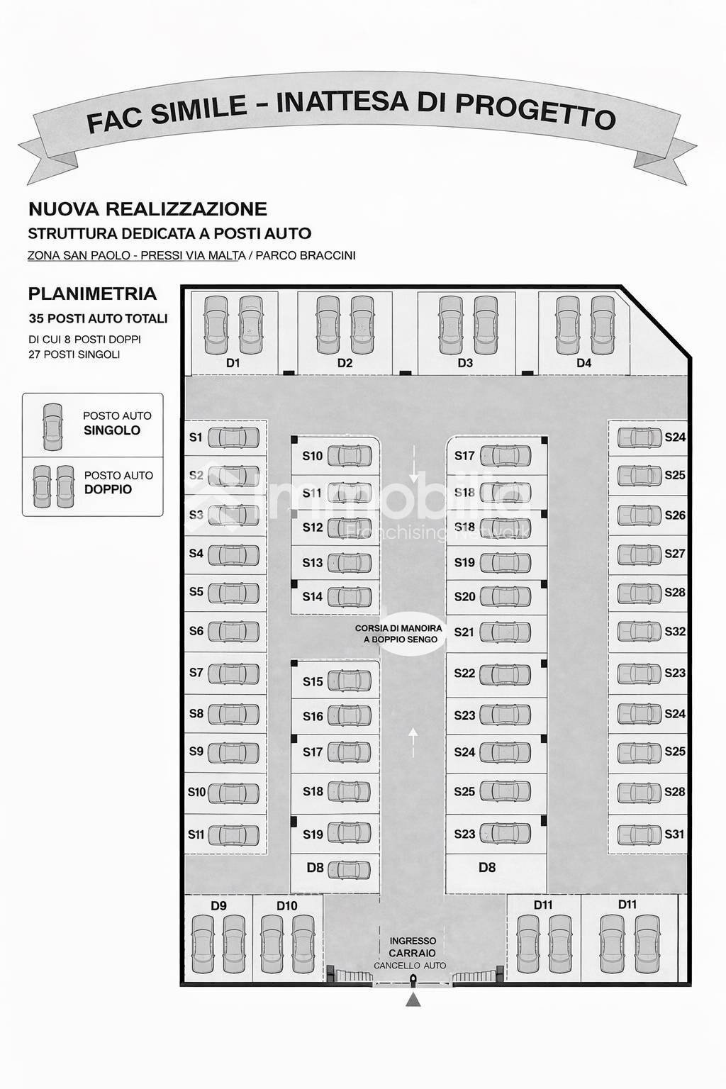 Foto 6 - Box Via Malta, Torino - planimetria 1
