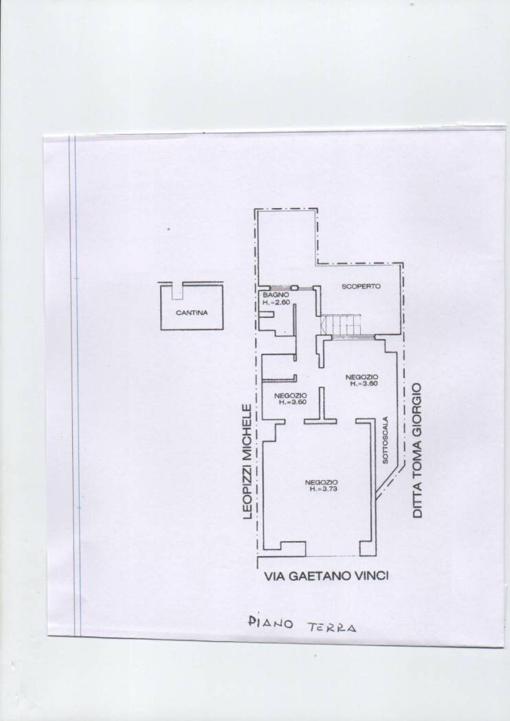 Independent house via Gaetano Vinci, Parabita - floor plans 1