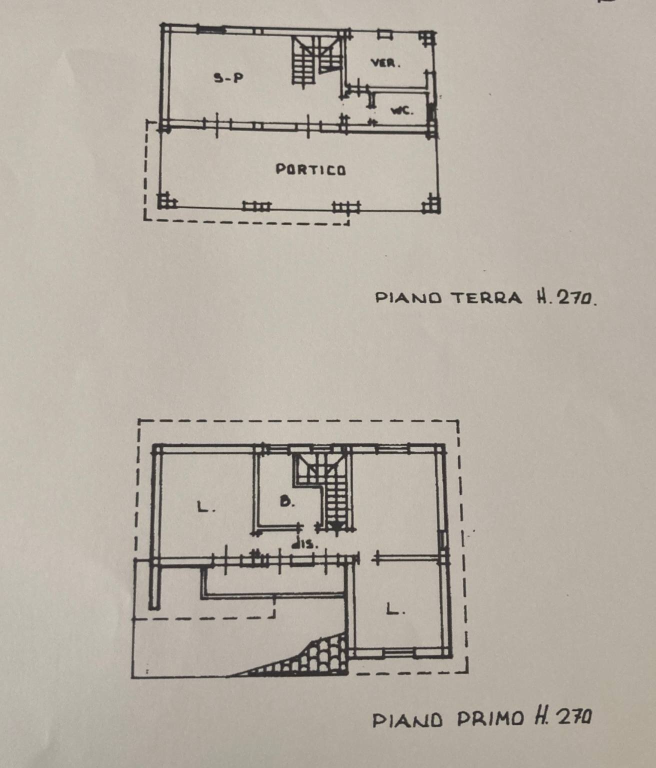 Villa via Re d'Italia, Cutrofiano - floor plans 1