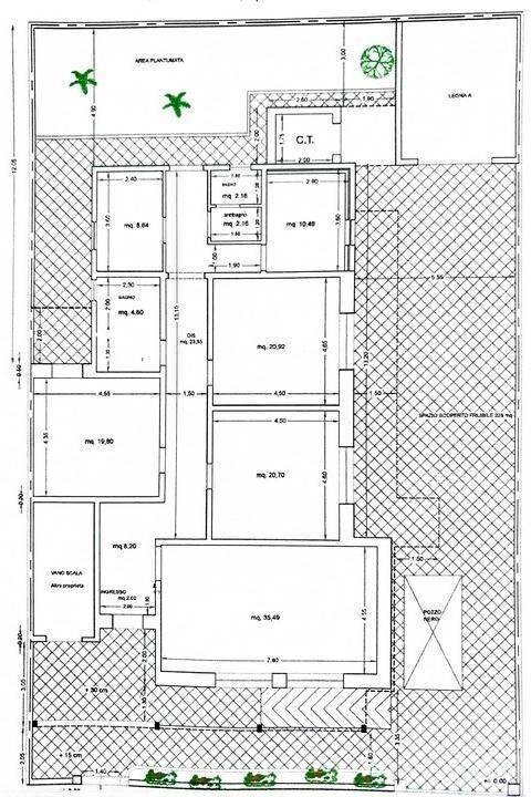 Villa via Bologna, Racale - floor plans 1