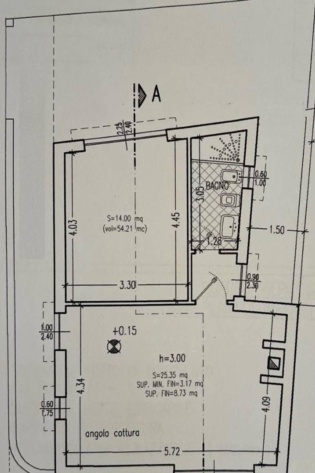 Casa indipendente via Cesare Giusti, Tuglie - planimetria 1