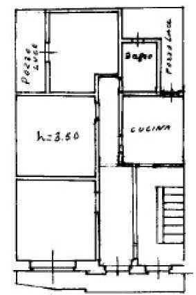 Three-room apartment via Taranto, Parabita - floor plans 1