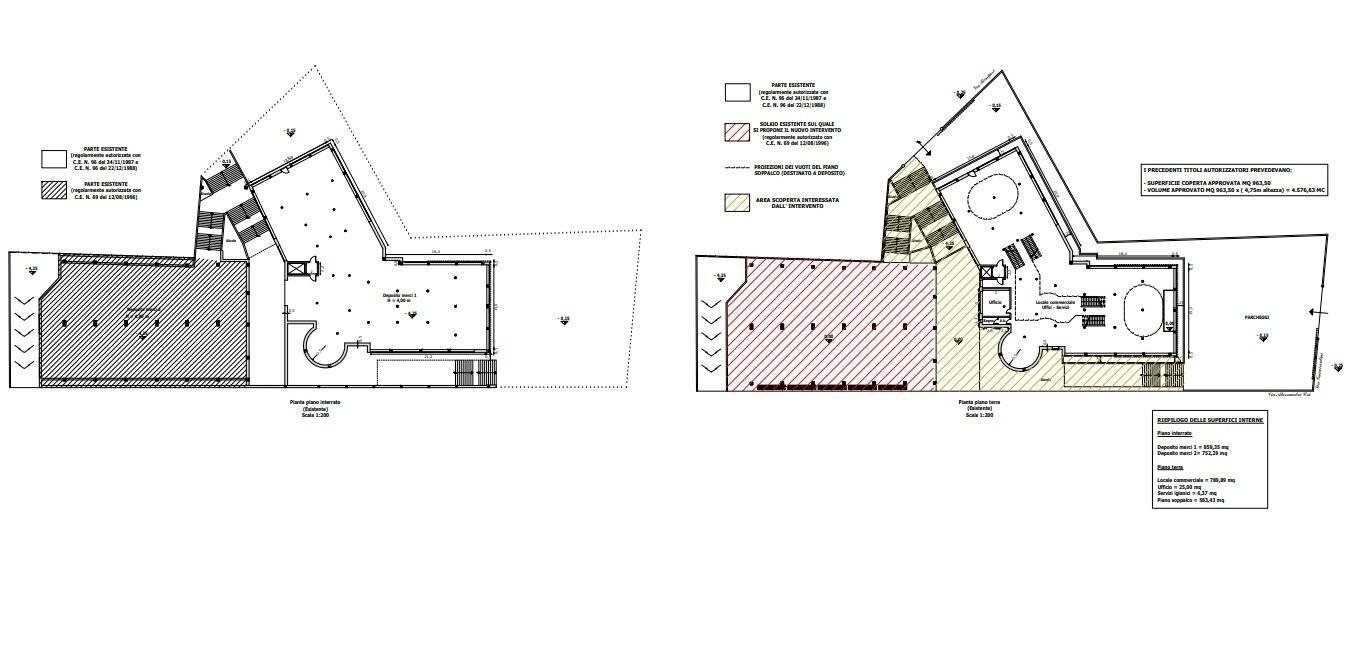 Shop via Alliste, Racale - floor plans 1