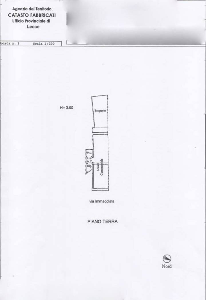 Office via Immacolata, Taviano - floor plans 1