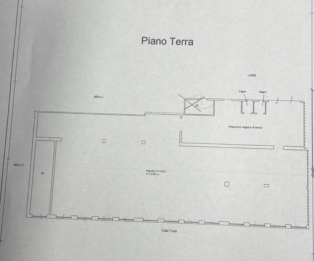 Negozio corso Carlo Marx, 31, Alessandria - planimetria 1
