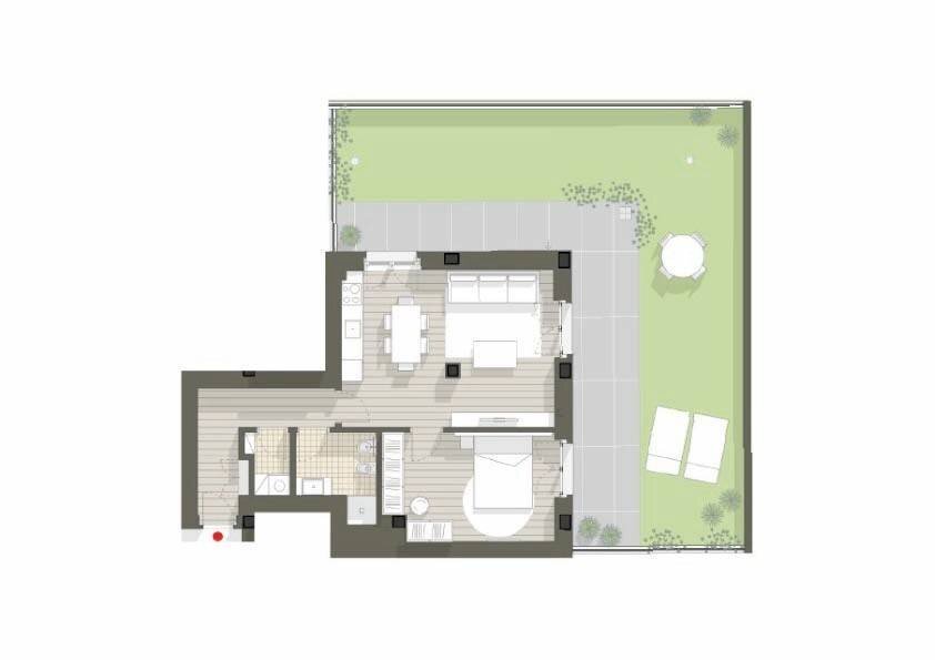 Bilocale corso Stati Uniti 21., Torino (zona Crocetta) - planimetria 1