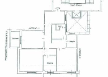 Planimetria - Three-room apartment via Ermenegildo Pistelli, 4, Roma - photo 21