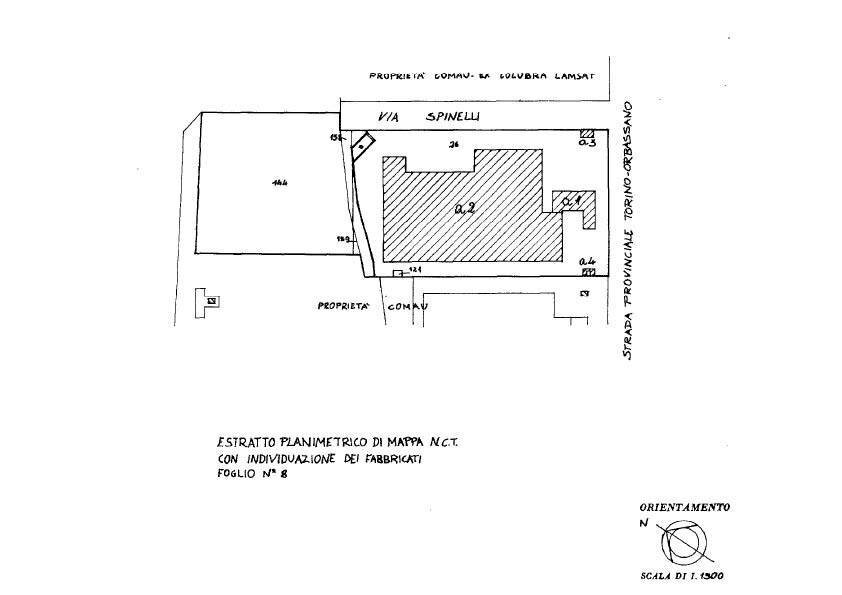 Magazzino strada Orbassano, 18, Beinasco - planimetria 1