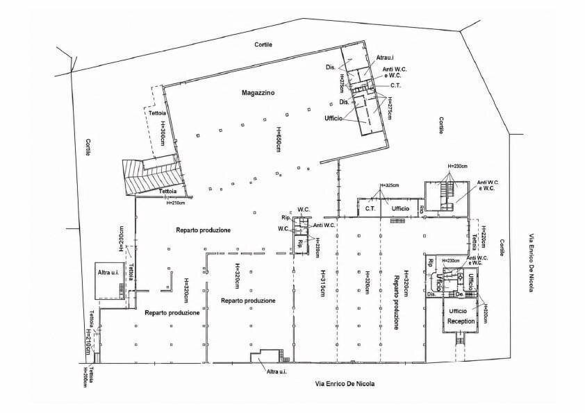 Shed via Enrico de Nicola, 26, Settimo Torinese - floor plans 1