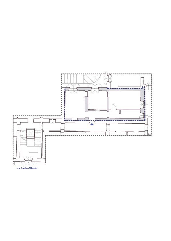Three-room apartment via Carlo alberto 4/6., Torino (neighborhood Centro) - floor plans 1