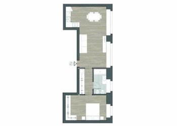 Planimetria - Two-room apartment via Giuseppe Luigi Lagrange, 24, Torino (neighborhood Centro) - photo 10